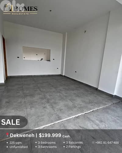 apartment for sale in dekweneh شقة للبيع في الدكوانة