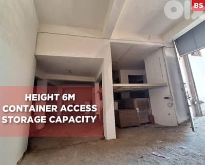 WAREHOUSE for Sale in NEW JDEIDEH – Prime Location REF#BS127966
