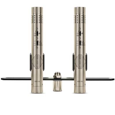 Sontronics STC-1S Stereo Pair of Condenser Microphones, Silver