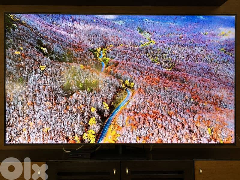 TV Samsung QLED 4K 65 inches, used 2