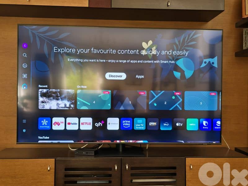 TV Samsung QLED 4K 65 inches, used 3