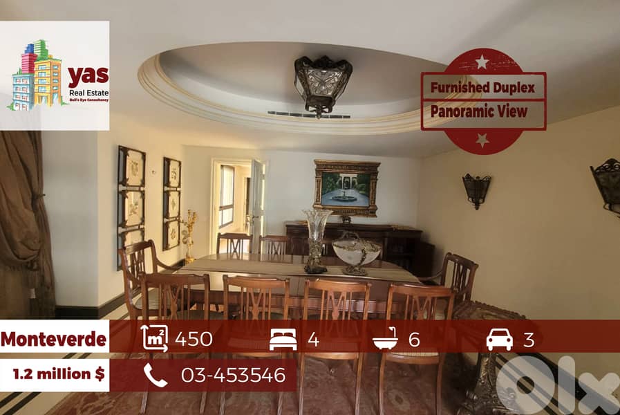 Monteverde 450m2 | Furnihsed Duplex | Luxury Building | OH 0