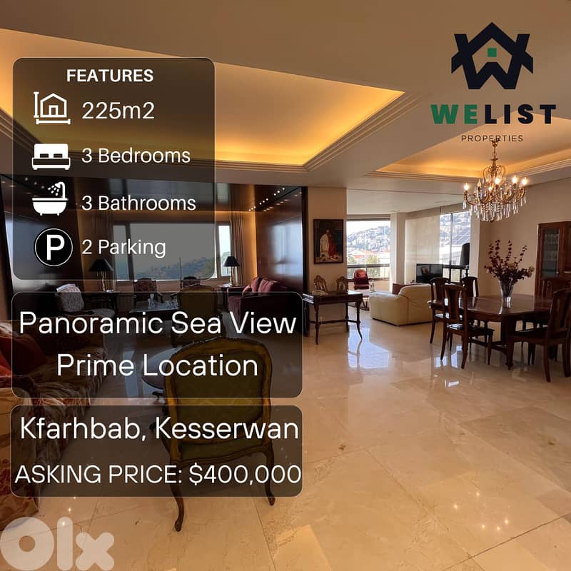 Apartment for sale in Kfarhbab شقة للبيع في  كفرحباب 0