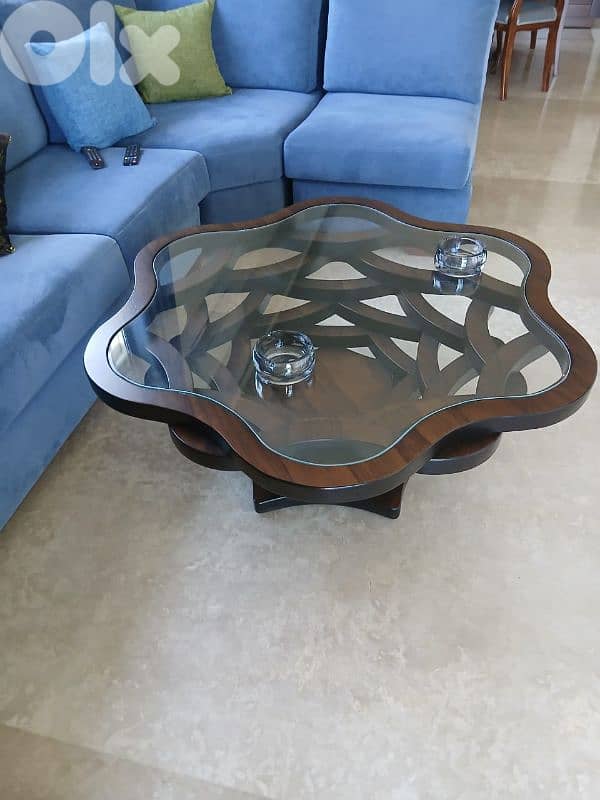 صالون كورنر  لون كحلة حلة ممتازة  جديد 1