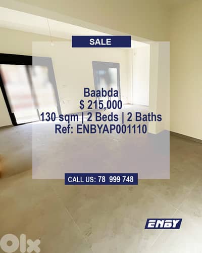 Apartment for Sale in Baabda | Fully renovated | Great Balcony View
