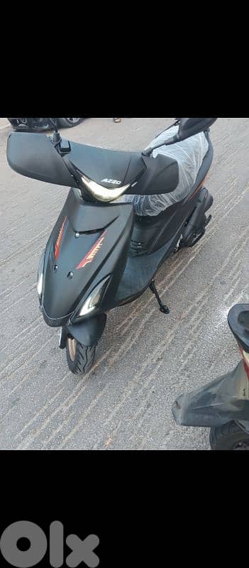 motorcycle azzo v 180 ma3 wra2 no scratch no accident for sale 2