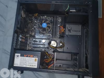 PC Case + Broken asus board + non removable 500GB SSD