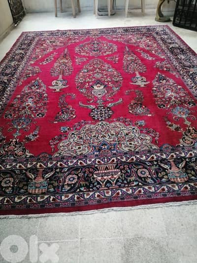 سجاد عجمي مشهد قديم ممضي بحالة جيدة