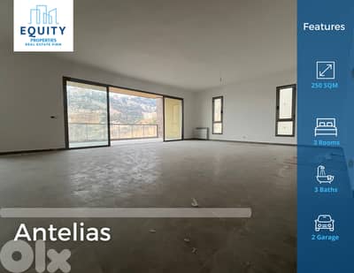 250 SQM Apartment For Sale In Antelias شقة للبيع #RH223919