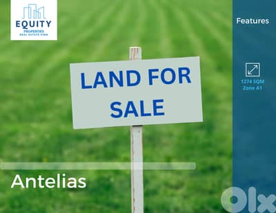 1274 SQM Land For Sale In Antelias Great Location #RH224019