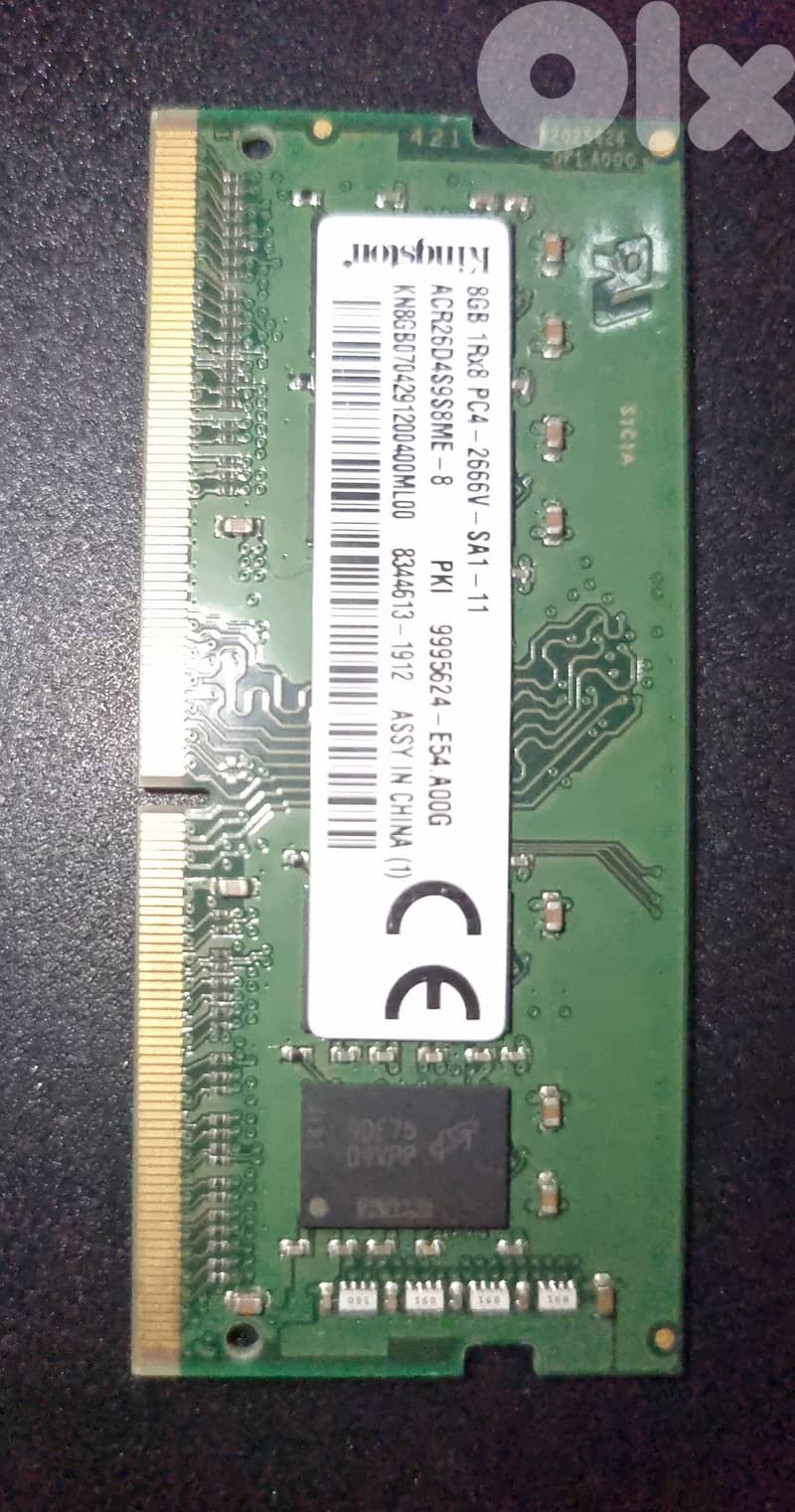 Ram 8gb ddr4 Kingston 0