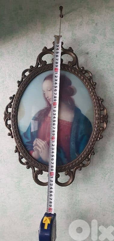 old italyian tablue cader bronze 1000 cristal stones 5