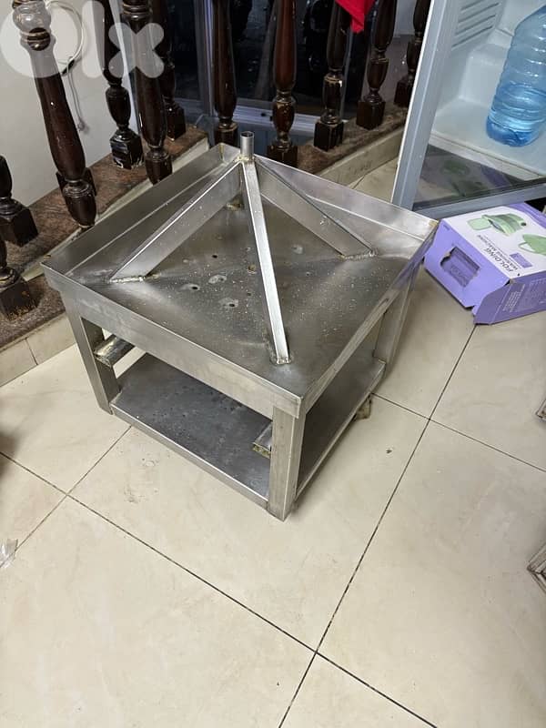 شواية فروج جديدة + قطع ستانلس 4