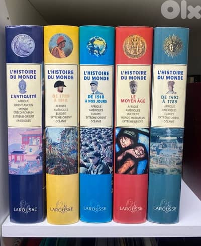 encyclopedie L’histoire du MONDE 5 tomes