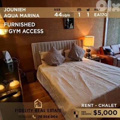 Chalet for rent in Aqua Marina EA170 شاليه  للإيجار في أكوا مارينا