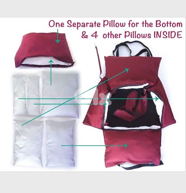 pet Bed, carrier and safe car seat at the same time 6