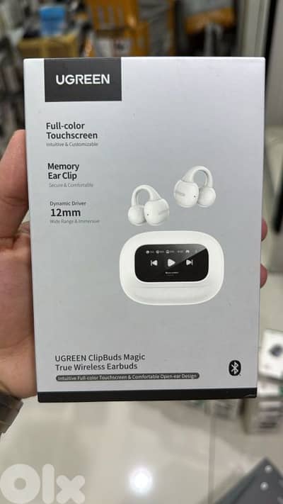 Ugreen clipbuds Magic true wireless Earbuds white