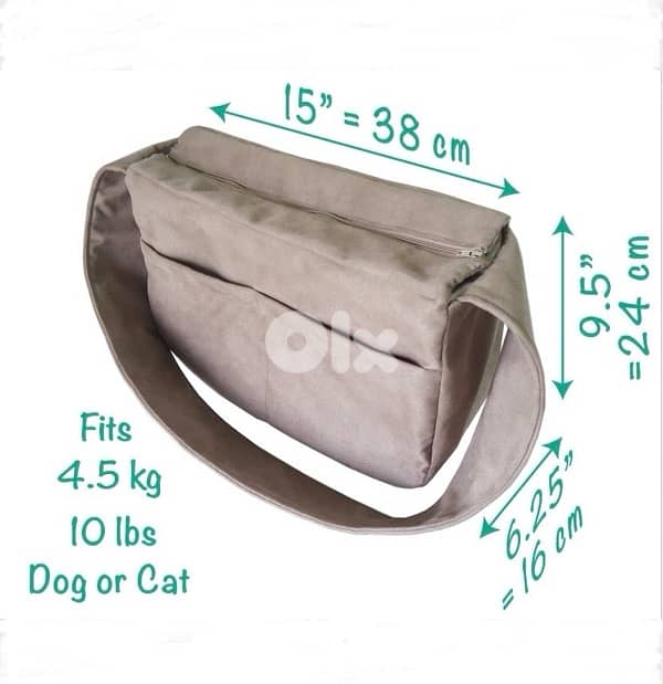 pet dog cat sling carrier and handbag at the same time 3