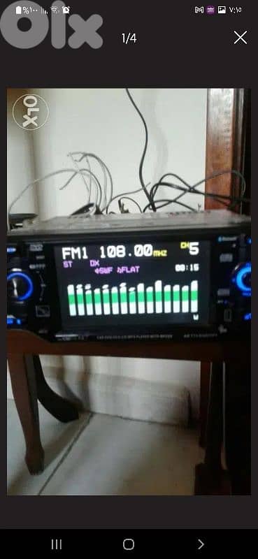 راديو سياره cd بلوتوس و فلاش ميموري 1