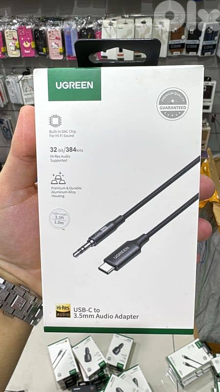 Ugreen usb-c 3.5mm Audio cable 1m 0
