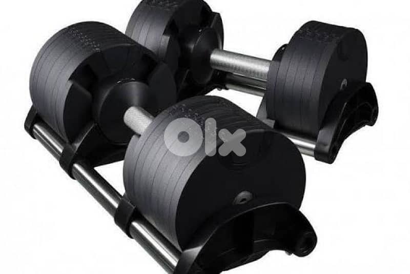 (Price per kg) Pair Of Adjustable Dumbbells New Model 40kg Each 2