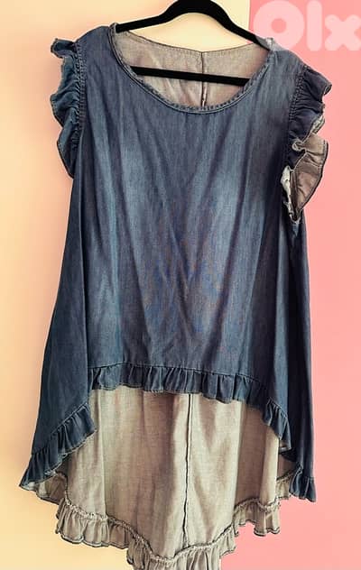 Denim top