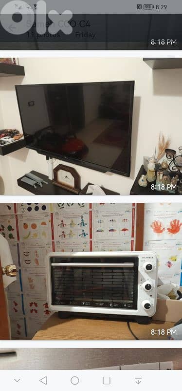 Led TV, fridge, gaz oven, Electrical oven 0