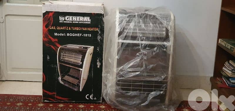 Gas, Quartz & turbo fan heater 0