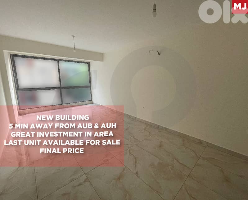 Modern Apartment for Sale in Ain El Mreiseh – Near AUB REF#MJ128353 0