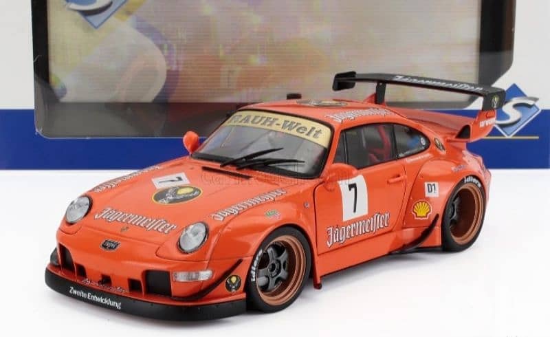 Porsche 911 993 RWB Body Kit diecast car model 1;18. 0