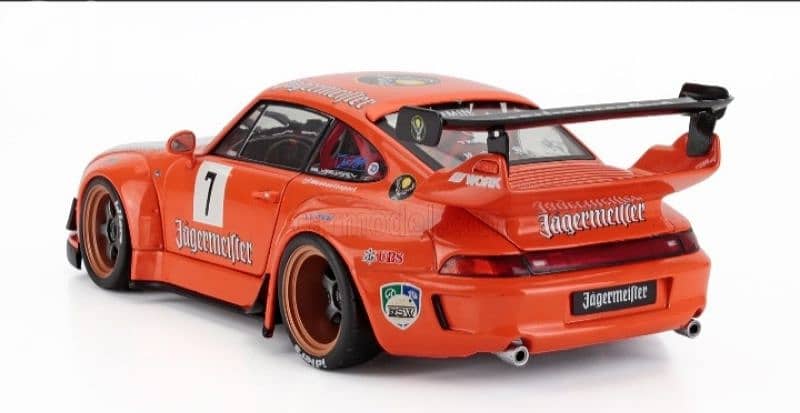 Porsche 911 993 RWB Body Kit diecast car model 1;18. 2
