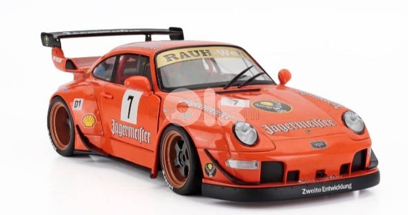 Porsche 911 993 RWB Body Kit diecast car model 1;18. 3