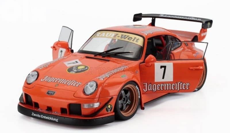 Porsche 911 993 RWB Body Kit diecast car model 1;18. 5