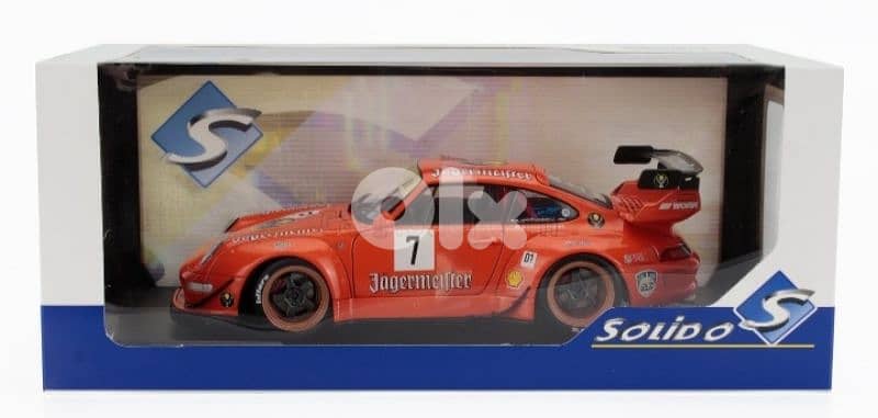 Porsche 911 993 RWB Body Kit diecast car model 1;18. 7