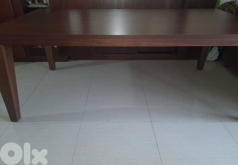 vitrine + dressoire + 6 chairs + tabel 2m 1