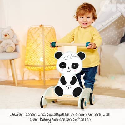 eichhorn push-along wooden baby walker