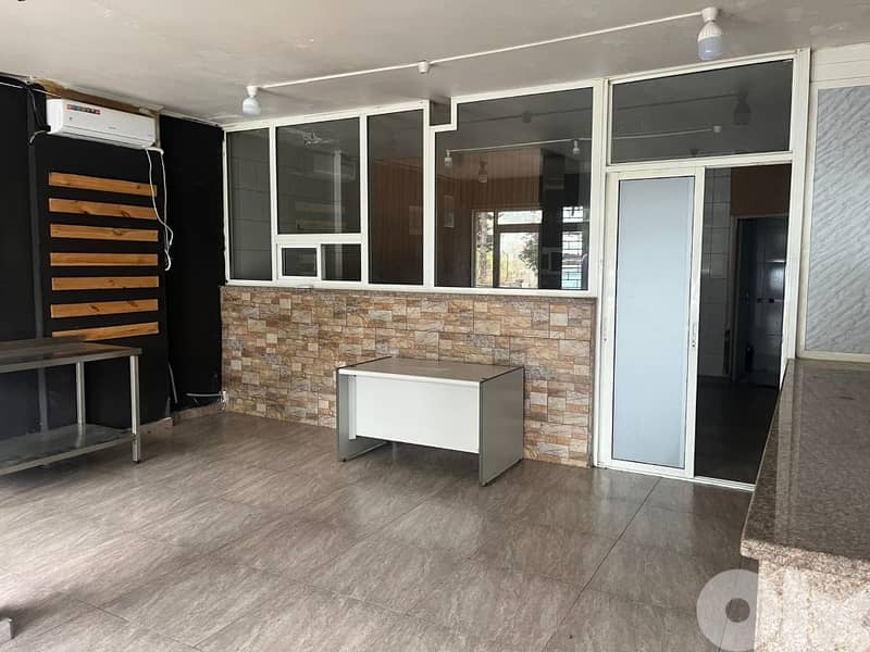 Semi Furnished Shop For Rent In Bsalim للاجار محل في بصاليم 0
