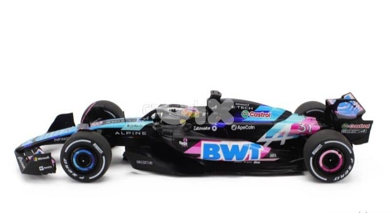 Esteban Ocon Alpine A524 (GP Miami 2024) diecast car model 1;18. 1