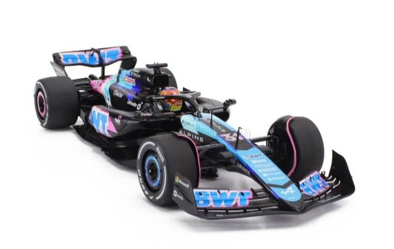 Esteban Ocon Alpine A524 (GP Miami 2024) diecast car model 1;18. 3