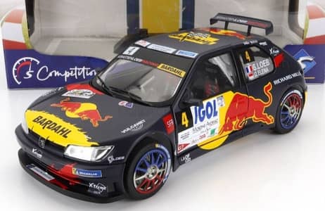 Peugeot 306 (Rally Mont Blanc 2021) diecast car model 1;18