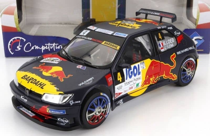 Peugeot 306 (Rally Mont Blanc 2021) diecast car model 1;18 0