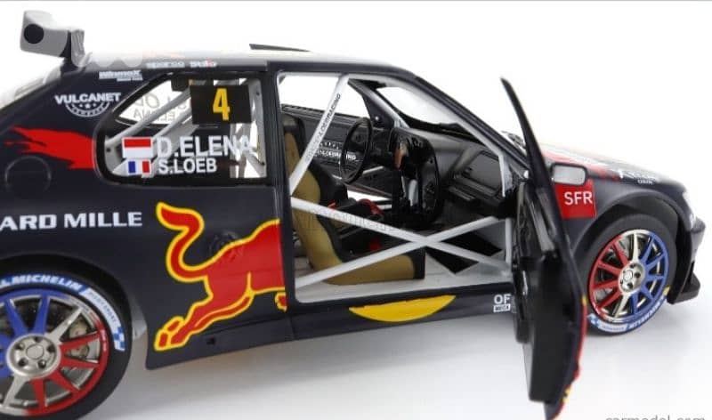 Peugeot 306 (Rally Mont Blanc 2021) diecast car model 1;18 5