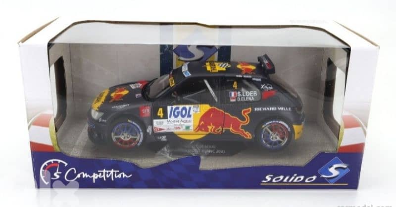 Peugeot 306 (Rally Mont Blanc 2021) diecast car model 1;18 6