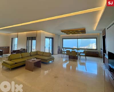 Full sea view, spacious and bright, rabweh/الربوة  REF#SJ128367