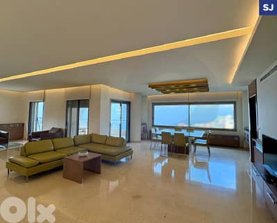 Full sea view, spacious and bright, rabweh/الربوة  REF#SJ128367