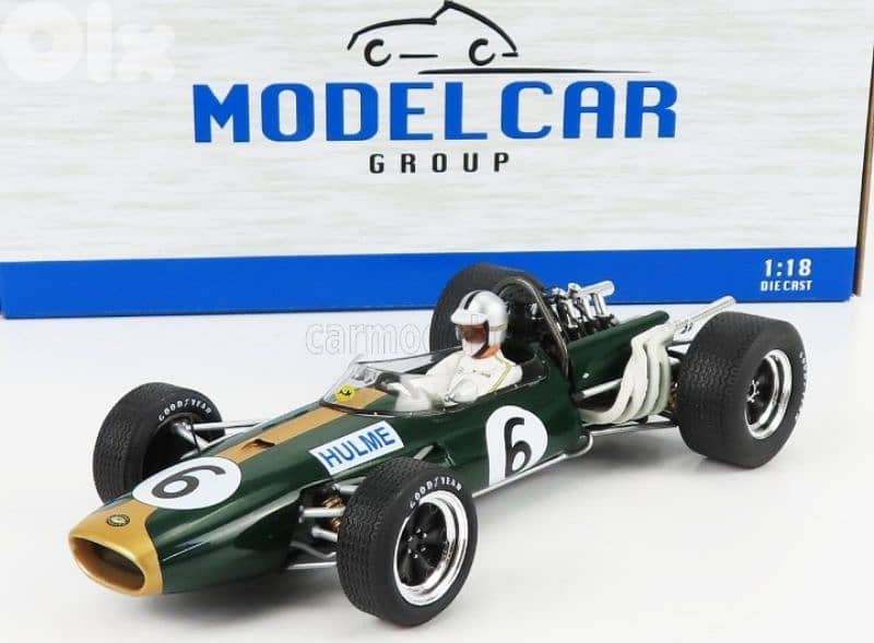 Denny Hulme Brabham BT20 (British GP 1966) diecast car model 1;18 0