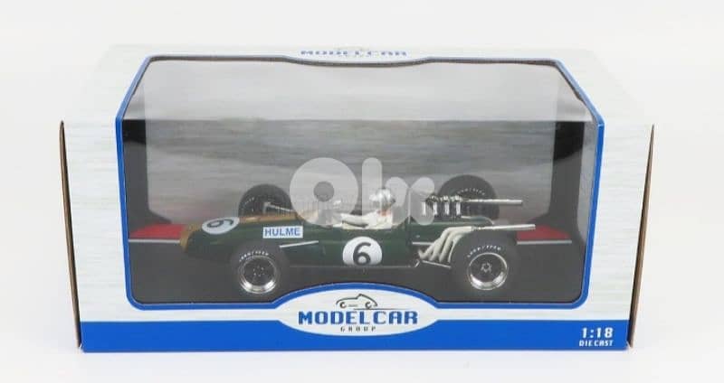 Denny Hulme Brabham BT20 (British GP 1966) diecast car model 1;18 6