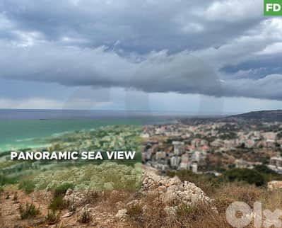 panoramic sea view Prime land in Batroun REF#FD128366