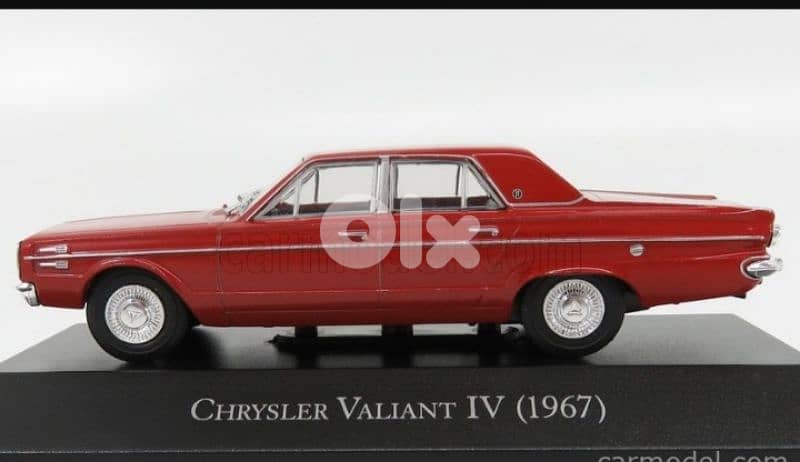 Chrysler Valiant 1967 diecast car model 1;43. 1