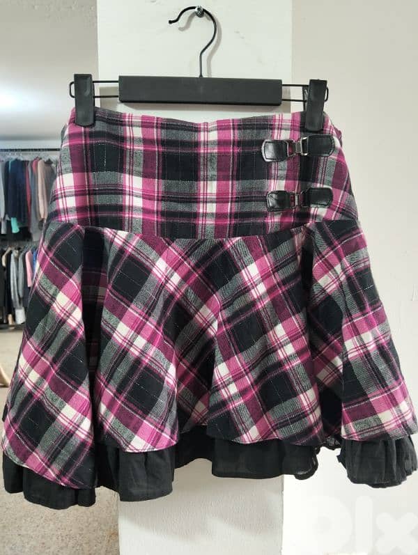 vintage pink skirt 0